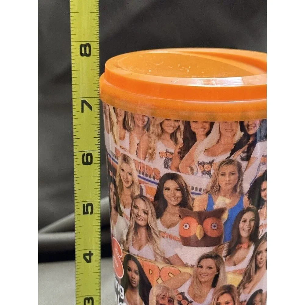 Hooters X Pepsi 40 year anniversary plastic sturdy tumbler‎ + Lid